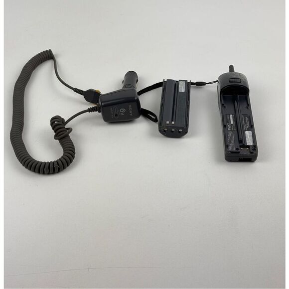 Vtg 1992 Sony CM-H333 The Mars Bar Mobile Cellular Phone & Car Charger- Tested E - Picture 4 of 13